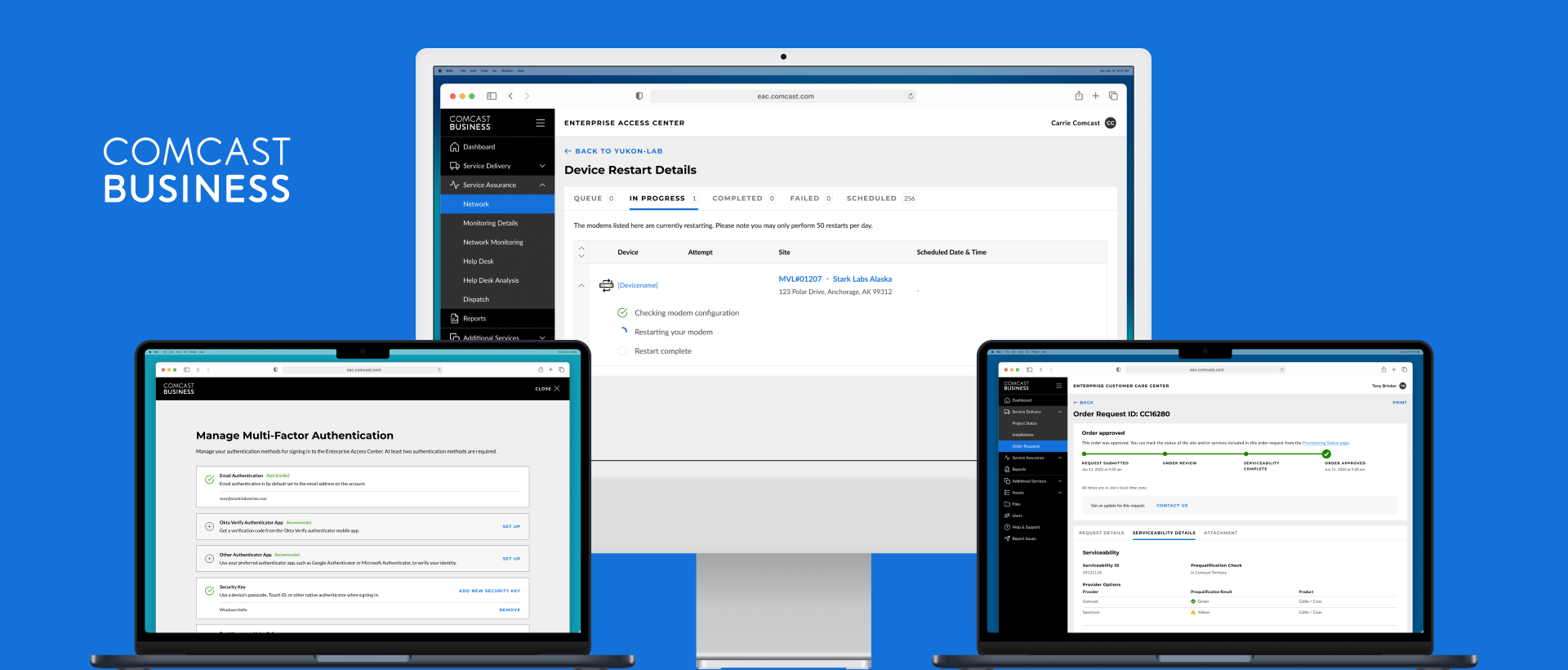 Comcast Business project hero
