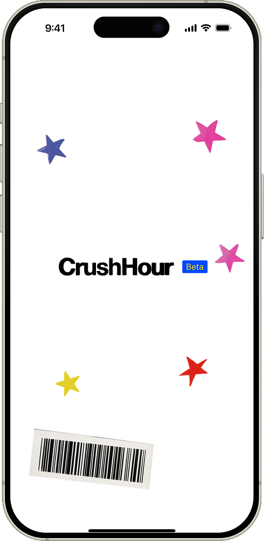 CrushHour app screens