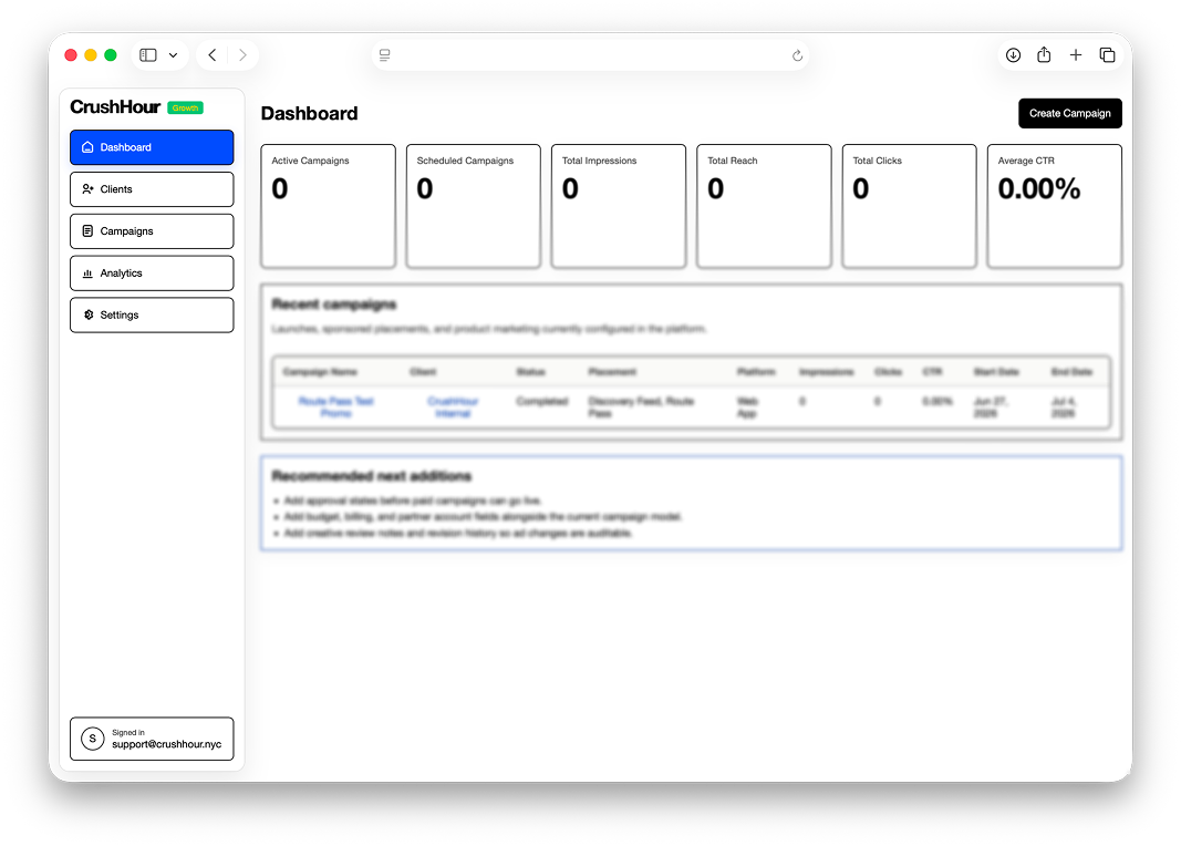 CrushHour product ecosystem detail 3