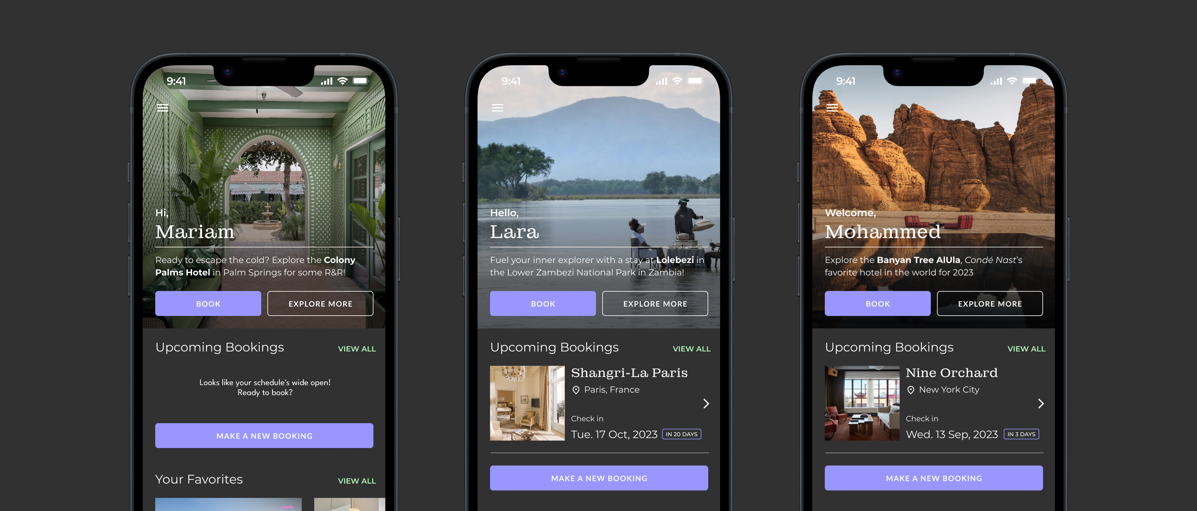 Diyar personalized discovery screens